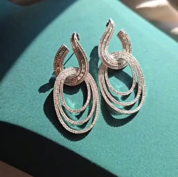 گوشواره طرح جواهر شماره ۳